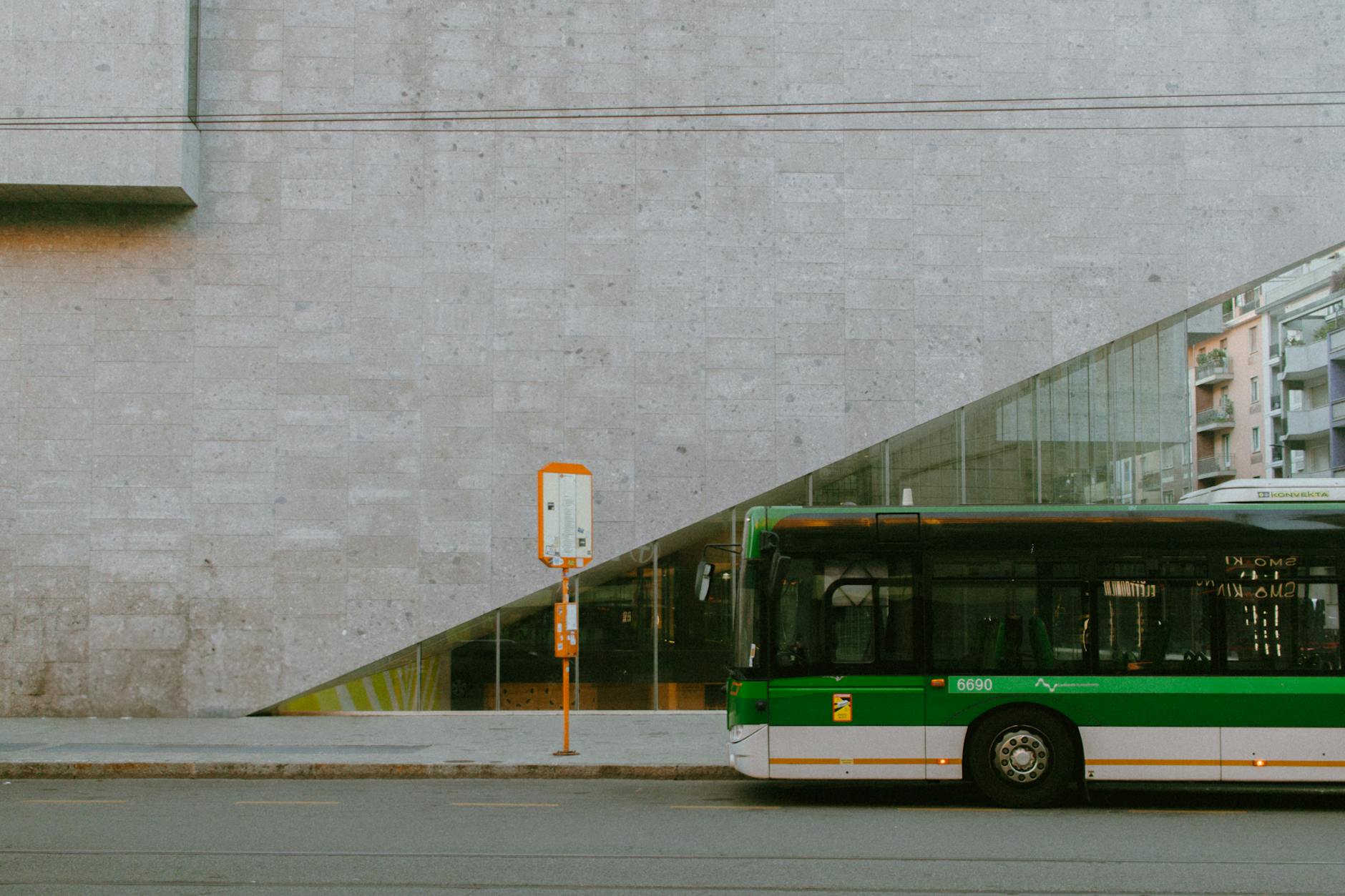 Geneva bus stop public transportation