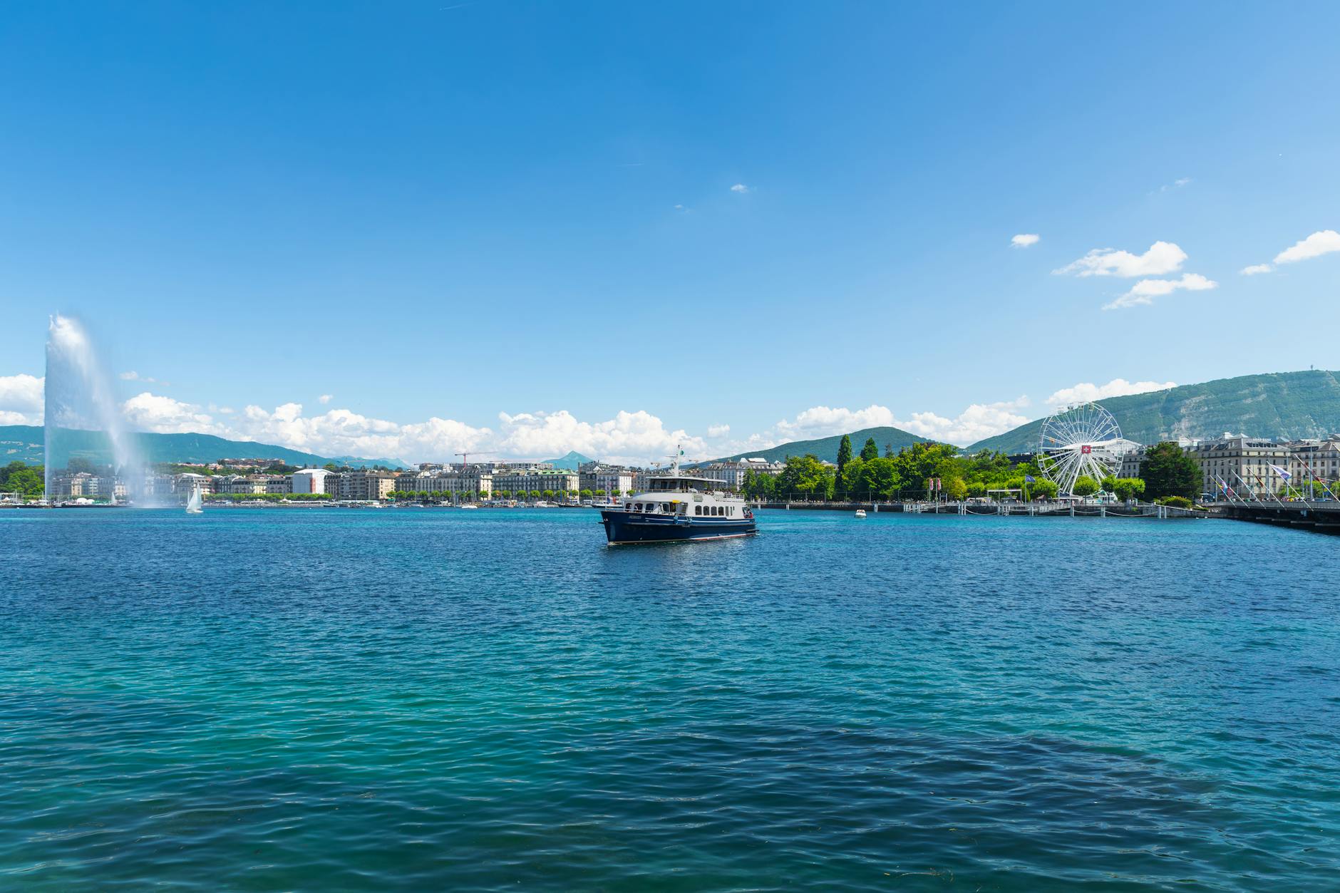 Mouettes boat ferry on Lake Geneva