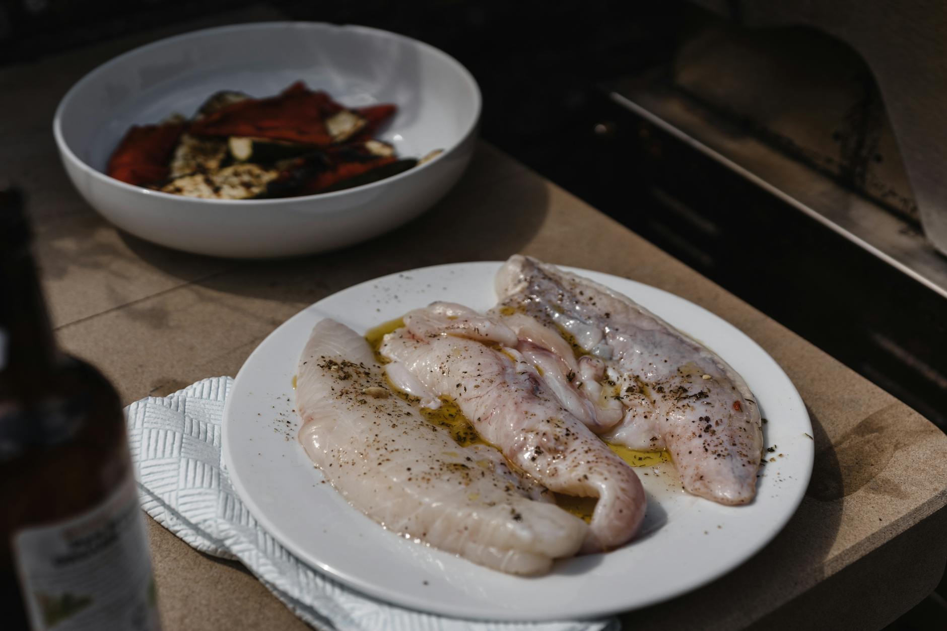 Filets de perche from Lake Geneva