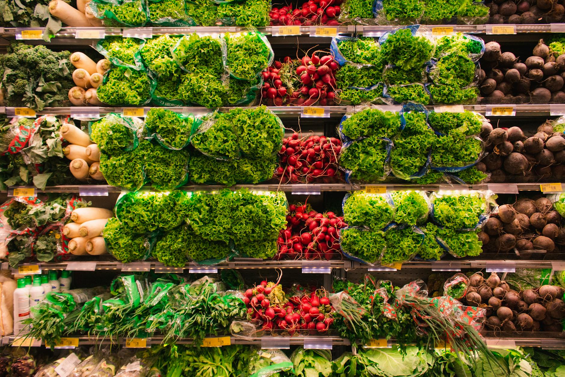 Budget food shopping at a Swiss supermarket in Geneva