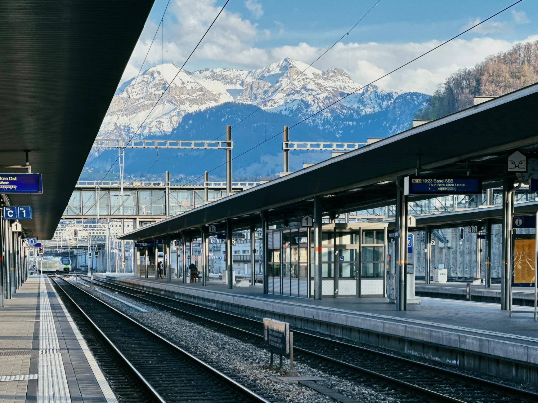 Geneva Cornavin train station platform