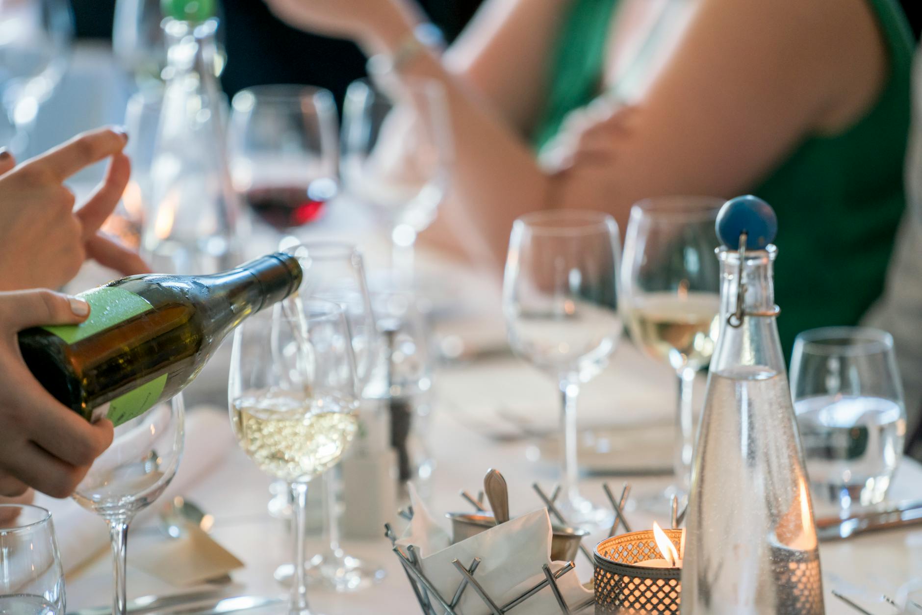 Wine pairing at Geneva restaurant