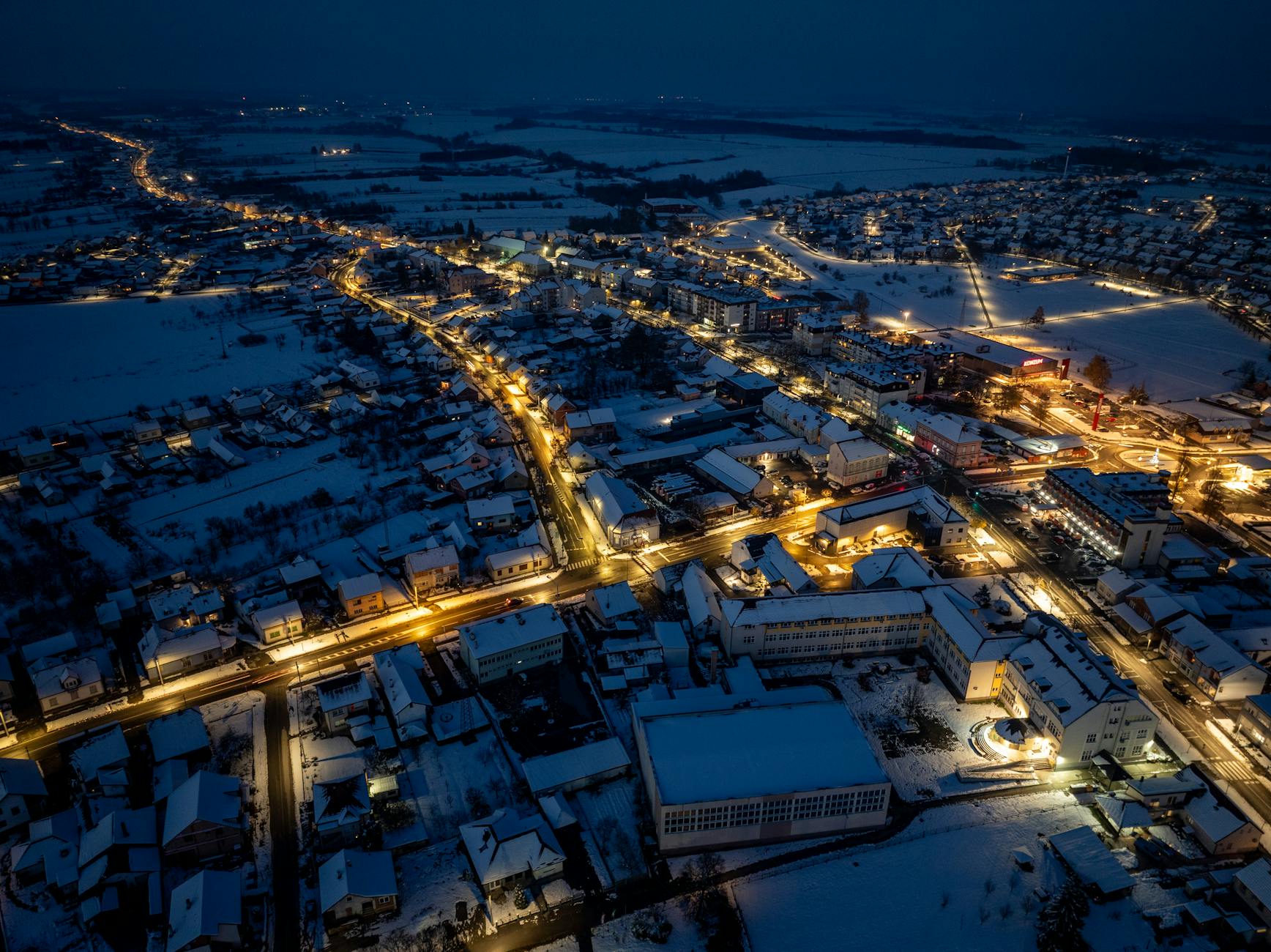 Geneva in winter — snow-dusted city with festive atmosphere