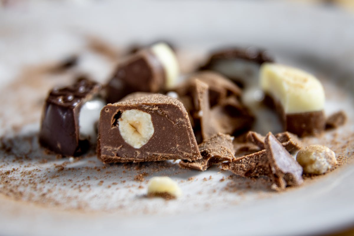 Assorted Swiss chocolate pralines and truffles artisan confections Geneva