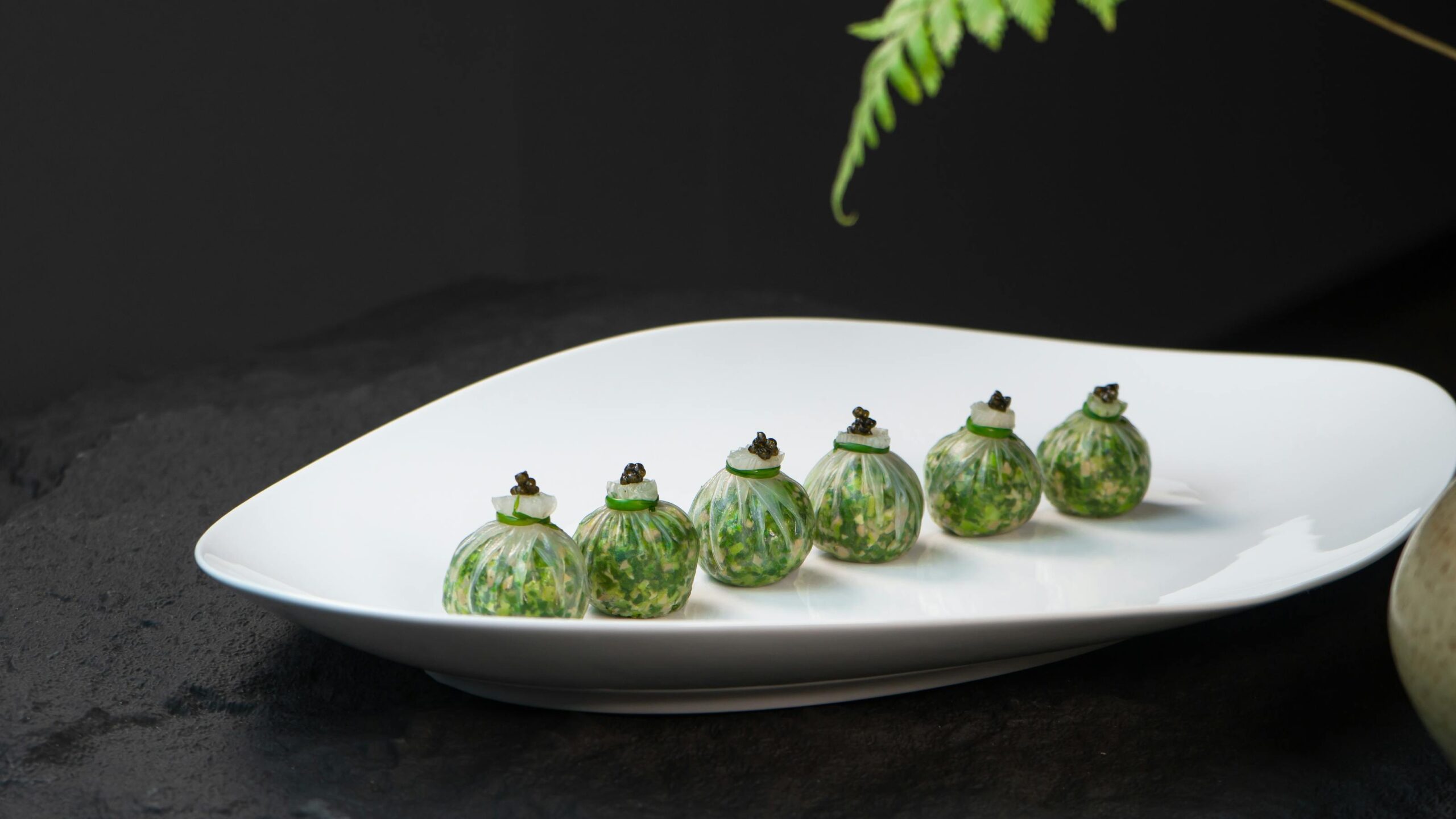 Fine dining in Geneva - gourmet plate