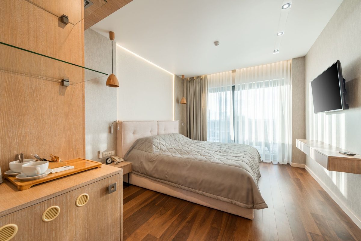 A spacious family hotel suite in Geneva