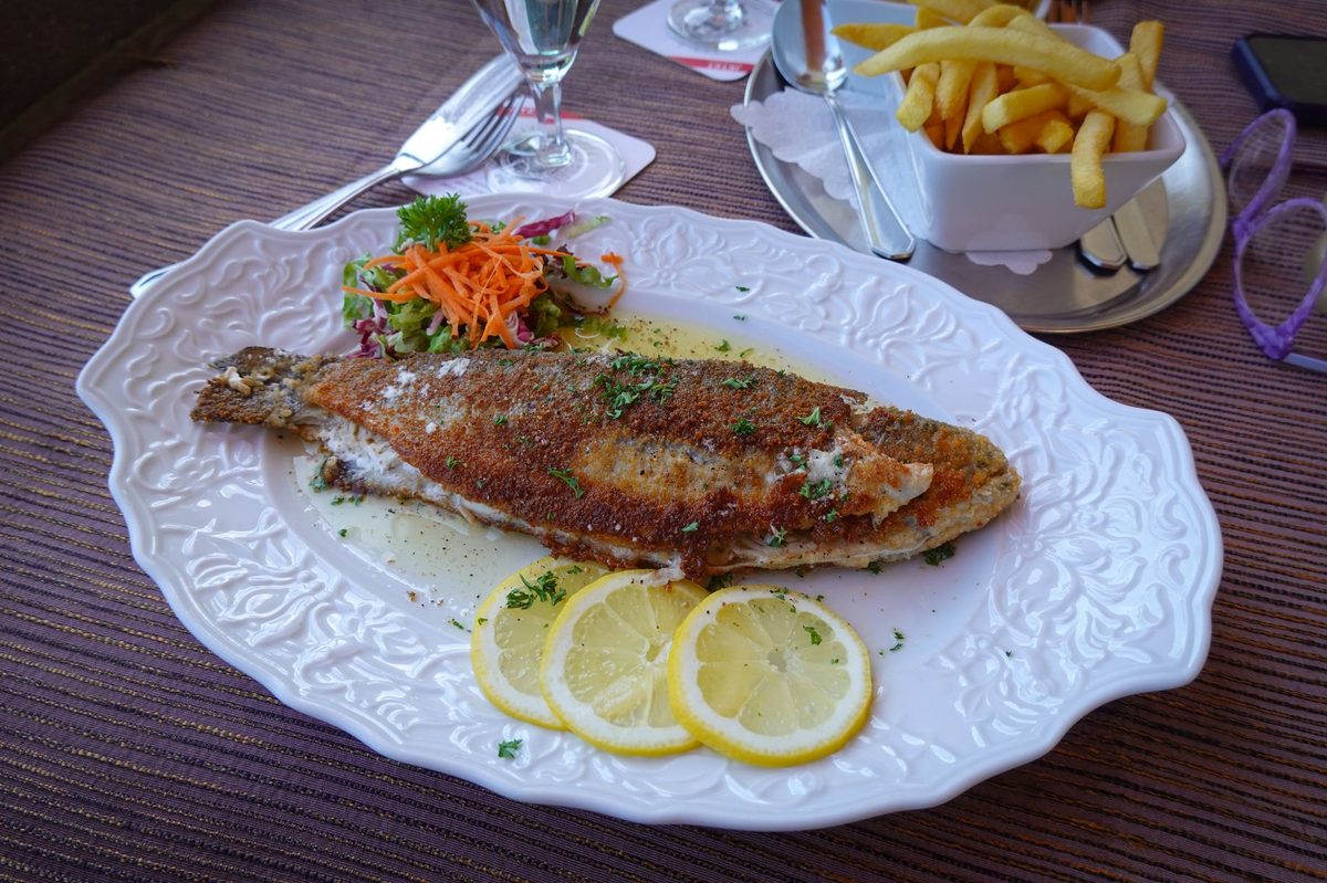 Filets de perche, fried lake perch, a Lake Geneva specialty