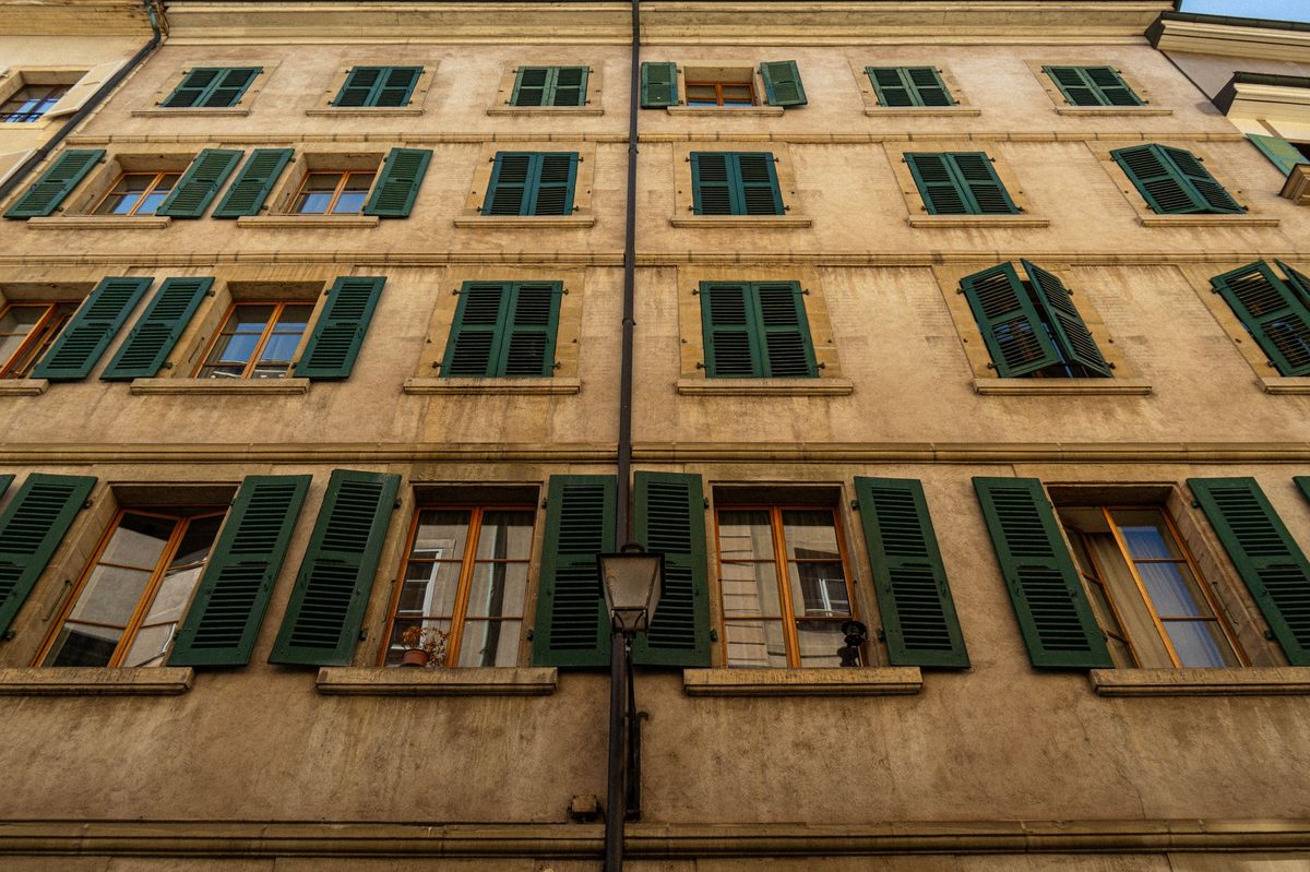 Grand-Rue in Geneva's Old Town, the street where Rousseau was born in 1712