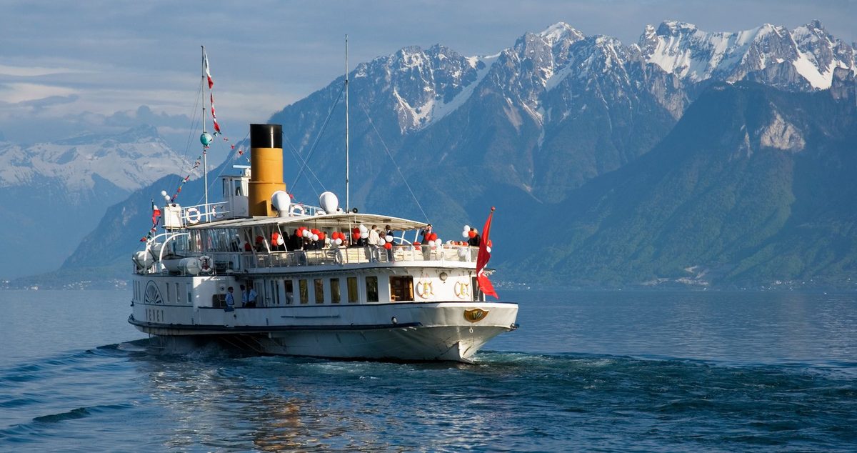 A Lake Geneva cruise boat, a good use of a second or third day in Geneva