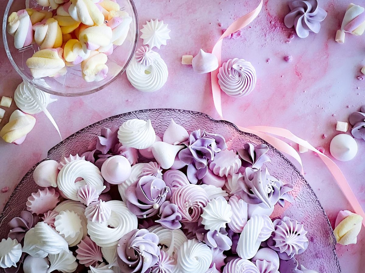 Swiss meringue with double cream, a classic Romandy dessert in Geneva