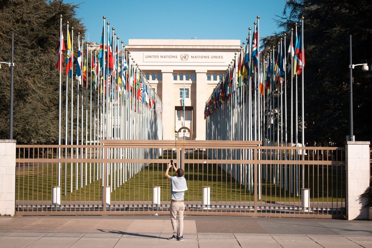 The Palais des Nations in Geneva, European headquarters of the United Nations