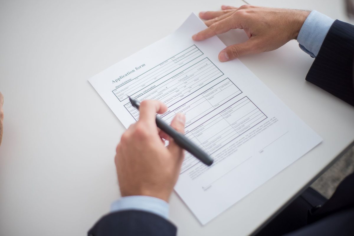 Schengen visa application paperwork for a Switzerland trip