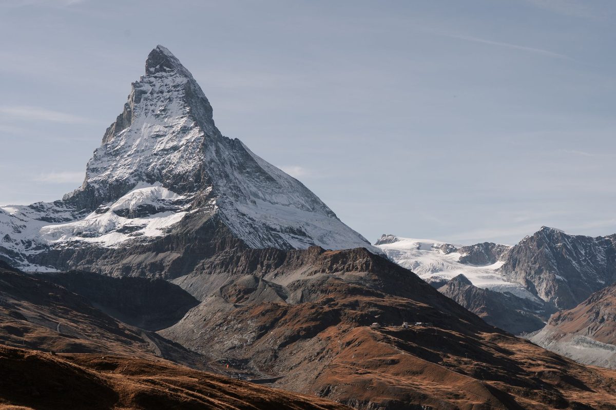 The Matterhorn above Zermatt, the centrepiece of a Geneva to Zermatt day trip