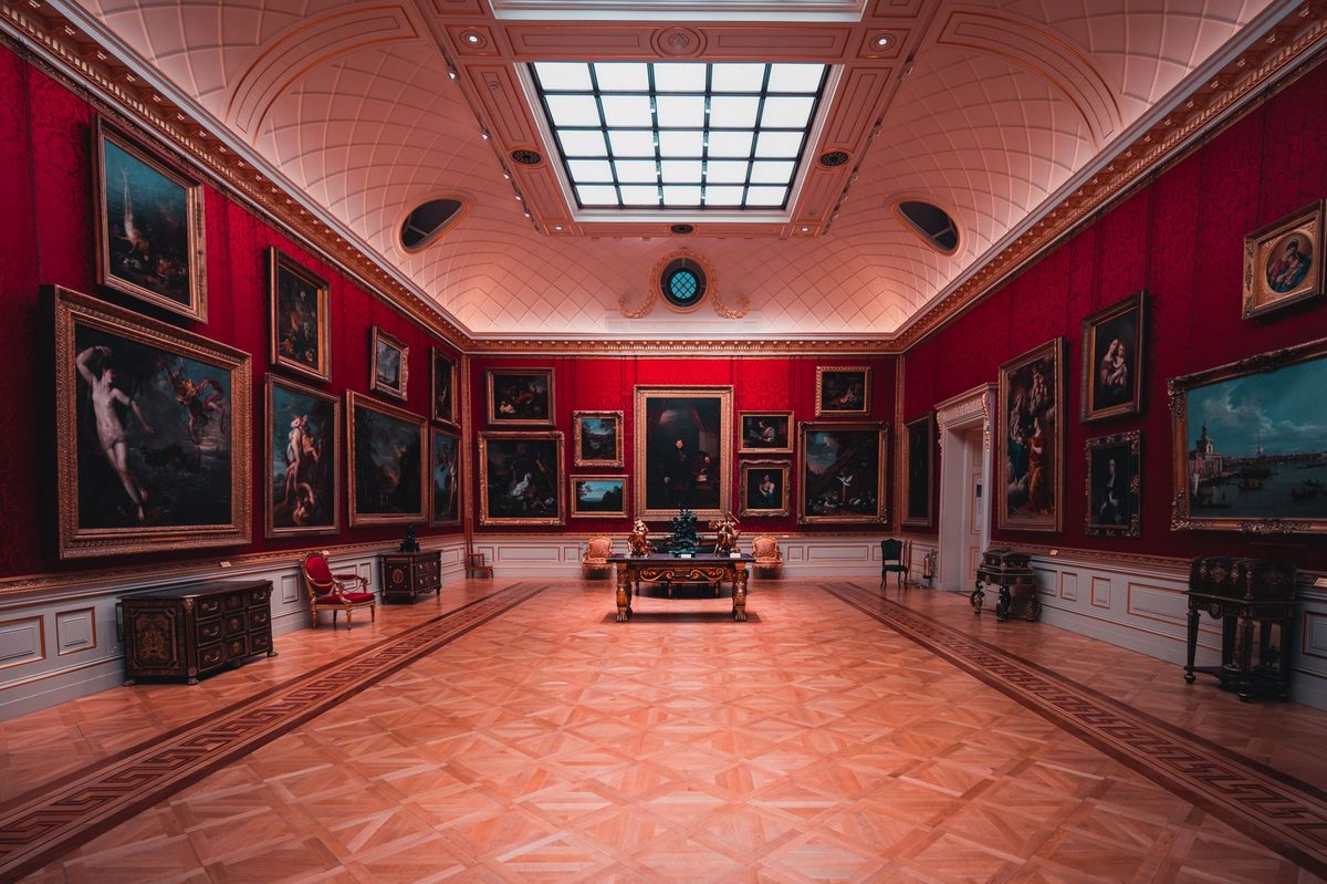 Fine arts gallery of Old Master paintings at the Museum of Art and History Geneva