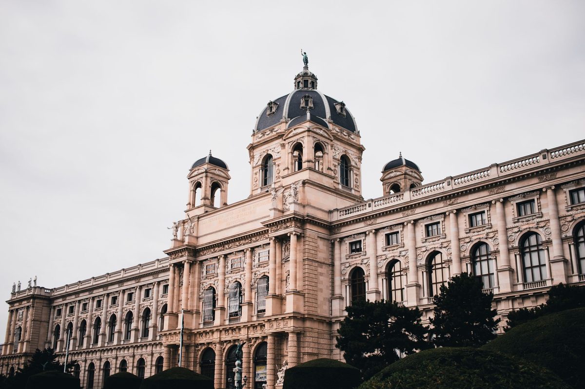 Grand facade of an encyclopaedic art museum like the Museum of Art and History Geneva