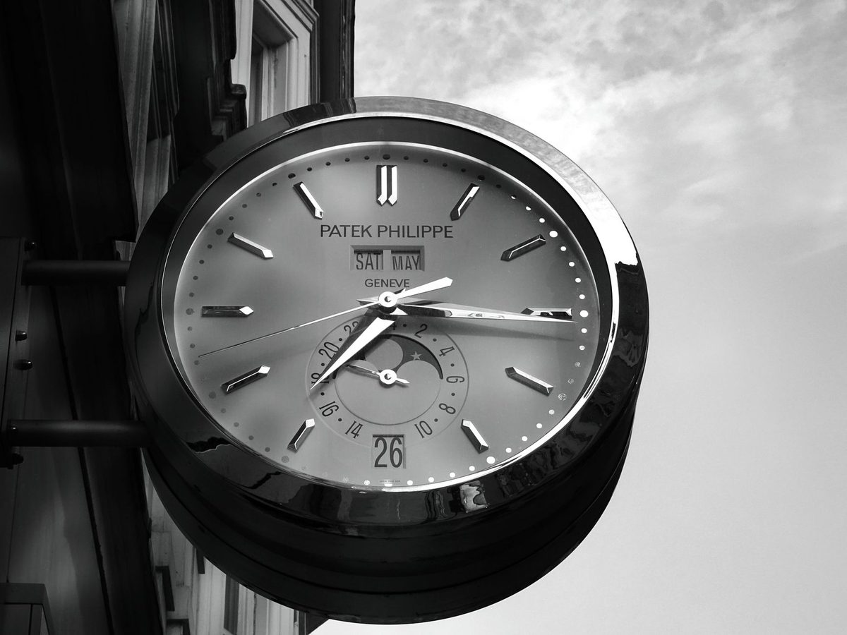 A modern Patek Philippe wristwatch, made by the Geneva firm without interruption since 1839