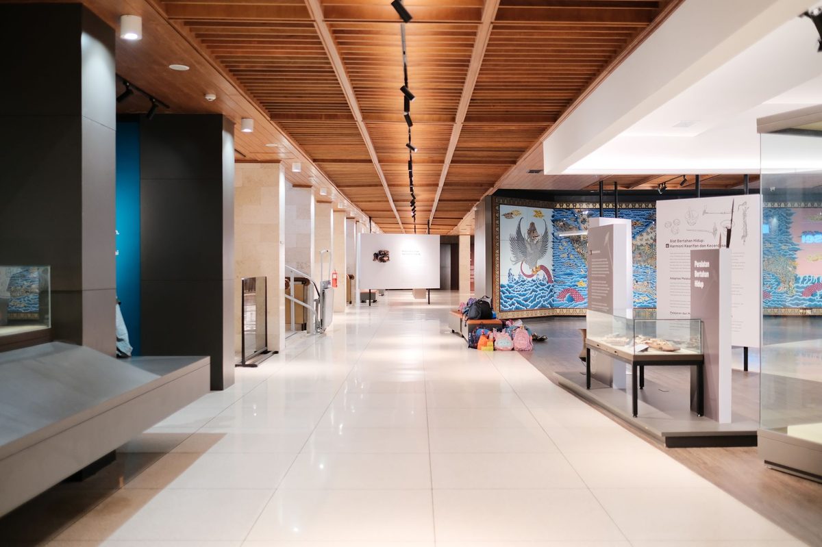 Inside the Humanitarian Adventure exhibition at the Red Cross Museum Geneva