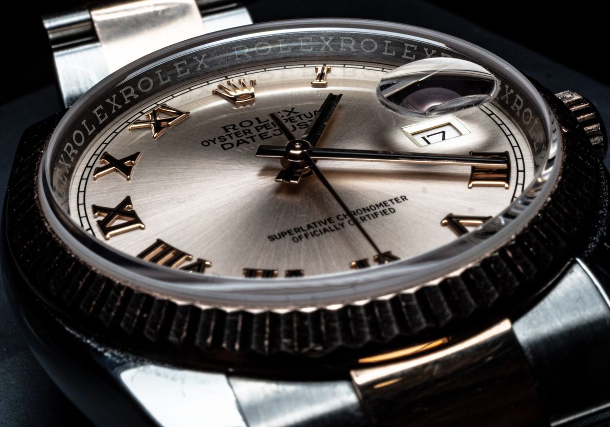 A Rolex watch, the brand officially based in Geneva since 1919