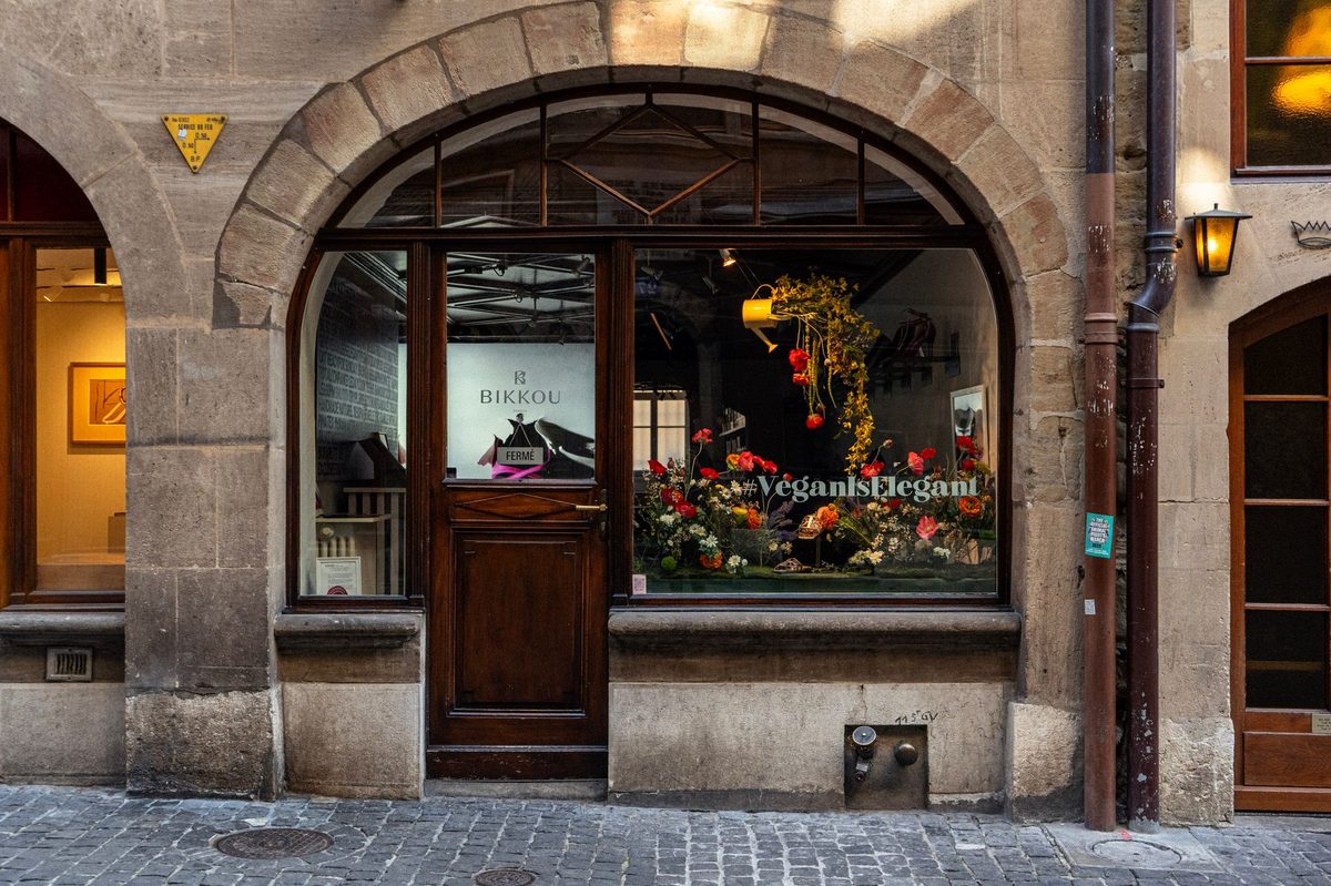 Designer fashion flagship storefront on Geneva Rue du Rhone