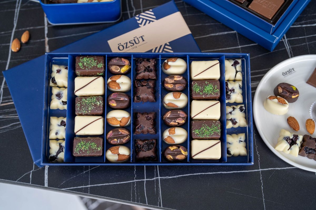 Boxed Swiss chocolate, a top Geneva souvenir