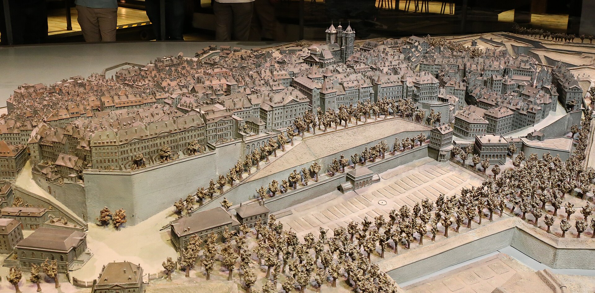 The Magnin relief in Geneva's Maison Tavel shows miniature houses, the cathedral, fortifications and tree-lined promenades.